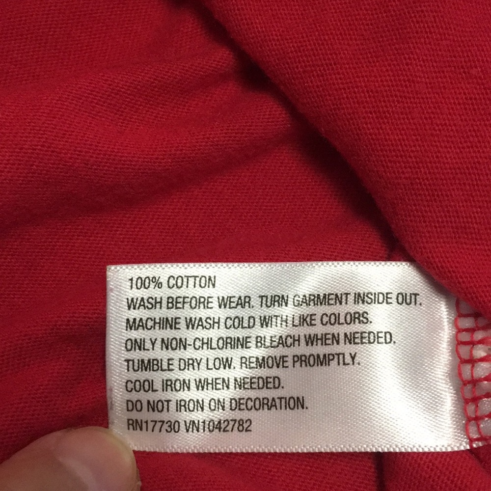 Circo size L(10/12) short sleeve red cotton Tee.{150} - Picture 5 of 6